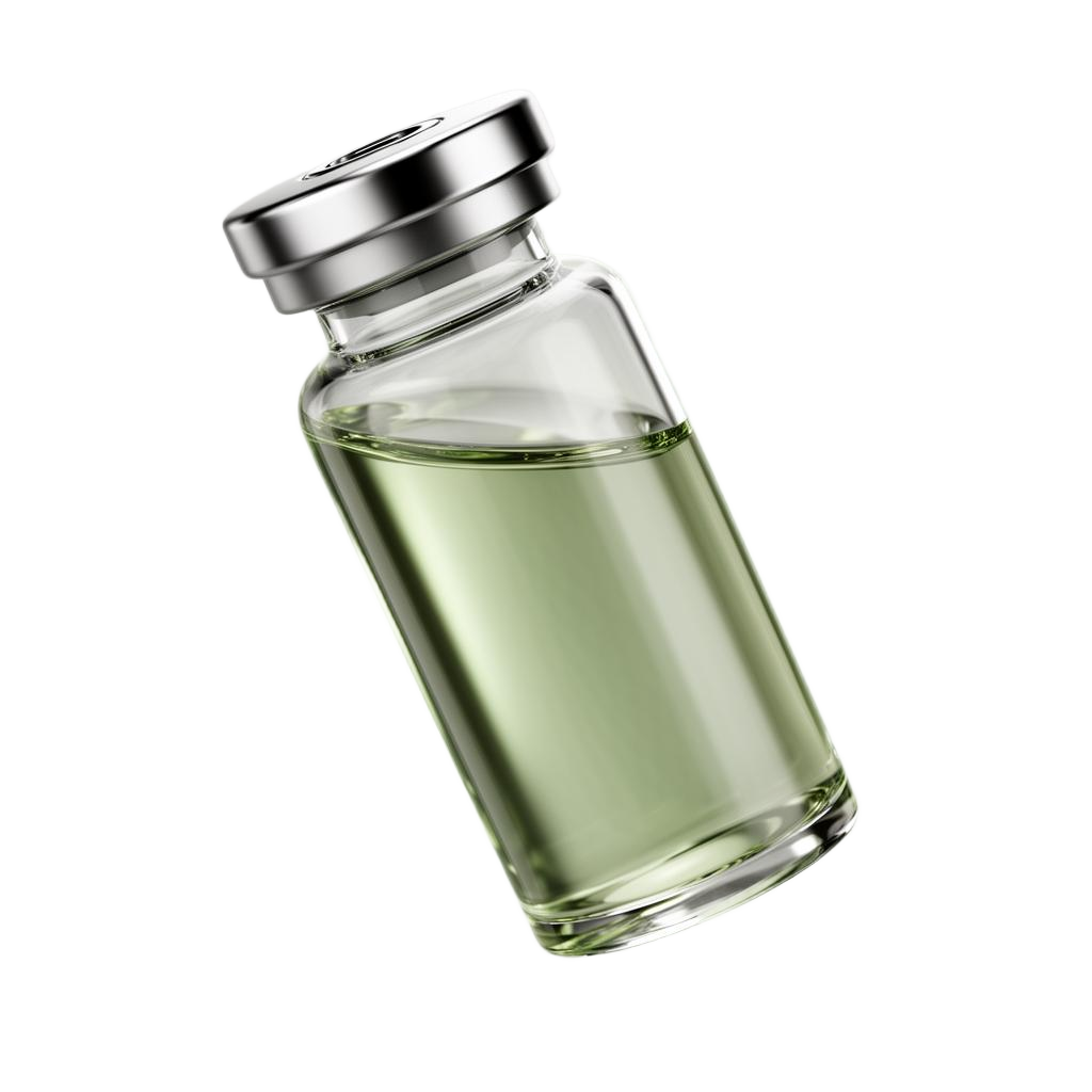 Transparent clinical peptide vial